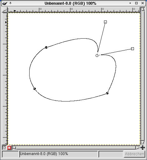 Bezier-Auswahl
 mit Ver&auml;nderung