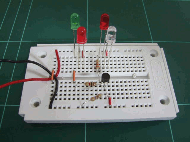Transistorgesteuerter Blinker